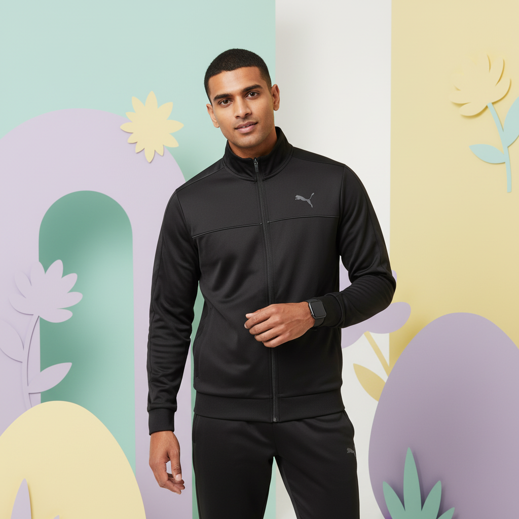 Puma Men's Active Good Poly Tricot Suit