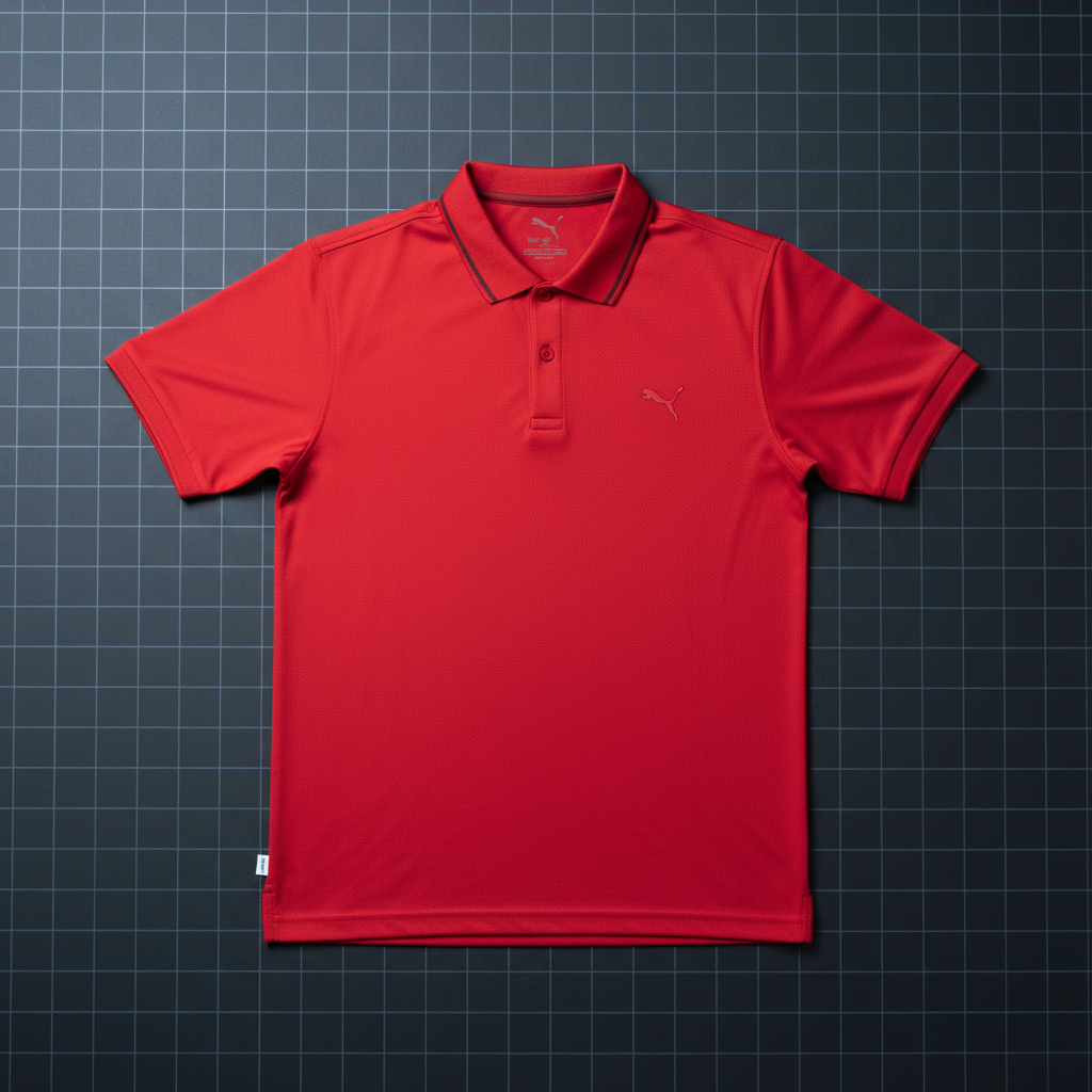 Puma Men's FUN Pique Polo Puma Red