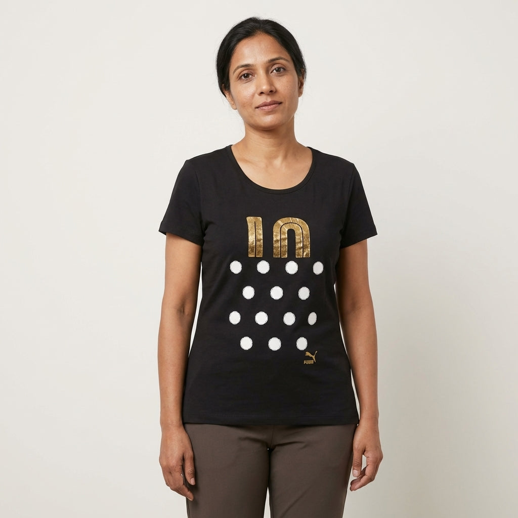 Puma Women's Seasonal Story Tee Black