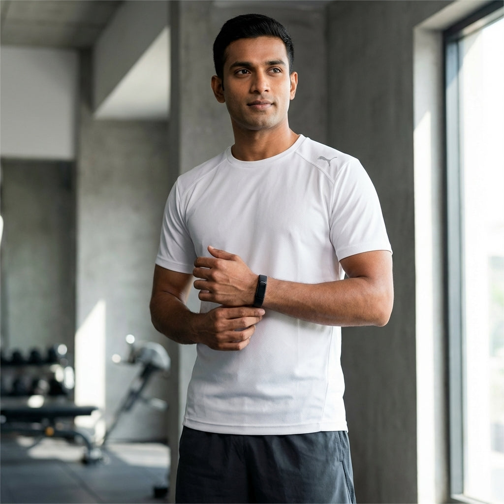 Puma Men's PT Essential Dry Short Sleeve Tee White