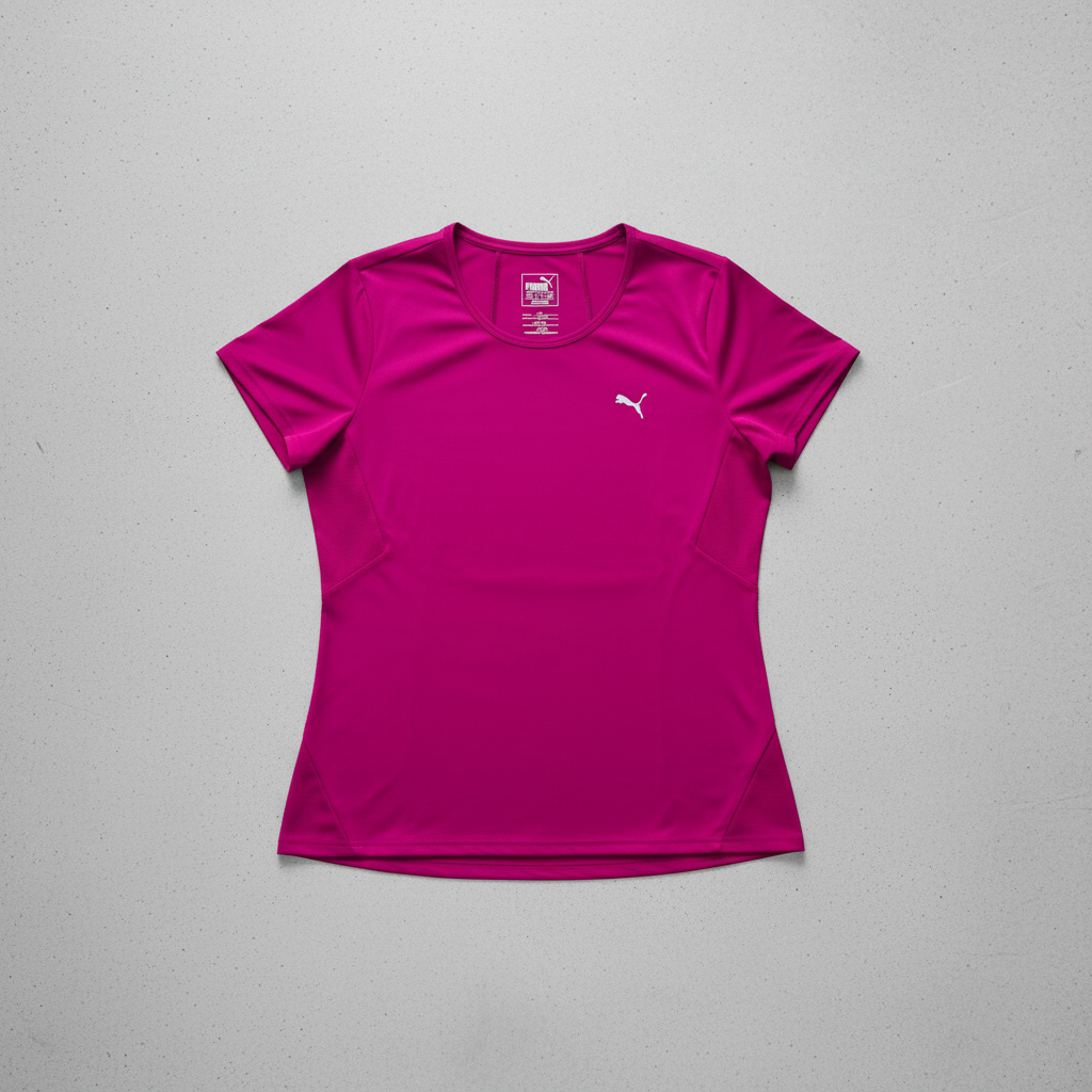 Puma Women's India Active Short Sleeve Tee - Magenta