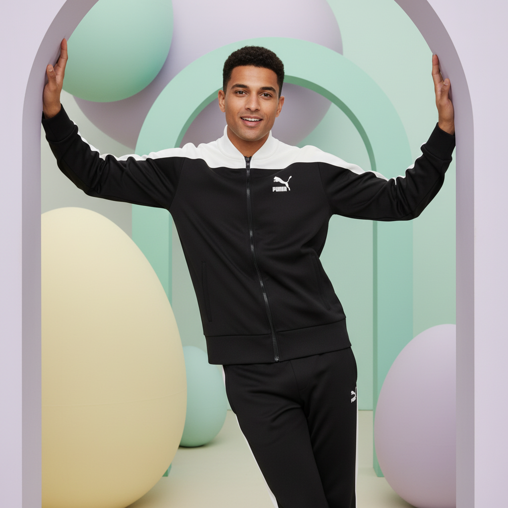Puma Pierre Track Jacket Black