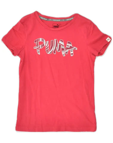 Puma Women's Fun TD Logo Tee Rose Red