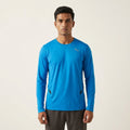 Puma Men's Fitted Long Sleeve Performance Tee in Cloisonne