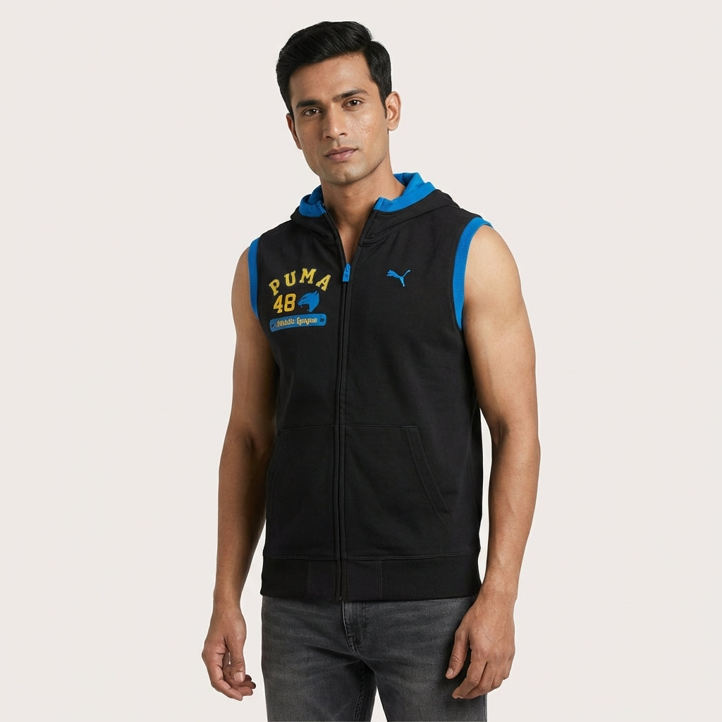 Puma Men's Sleeveless Sweat Jacket