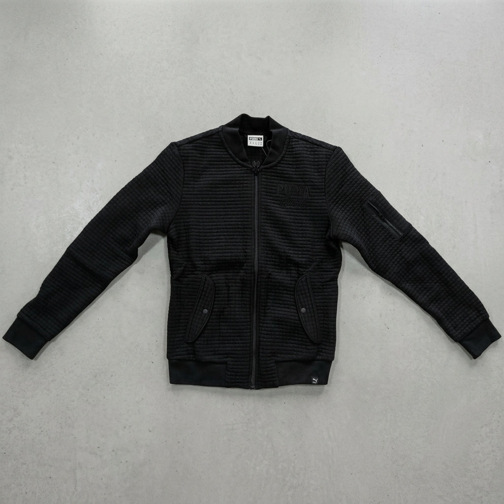 Puma Varsity Quilted Bomber Black