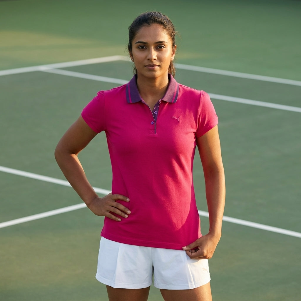 Puma Style Better Polo Cerise