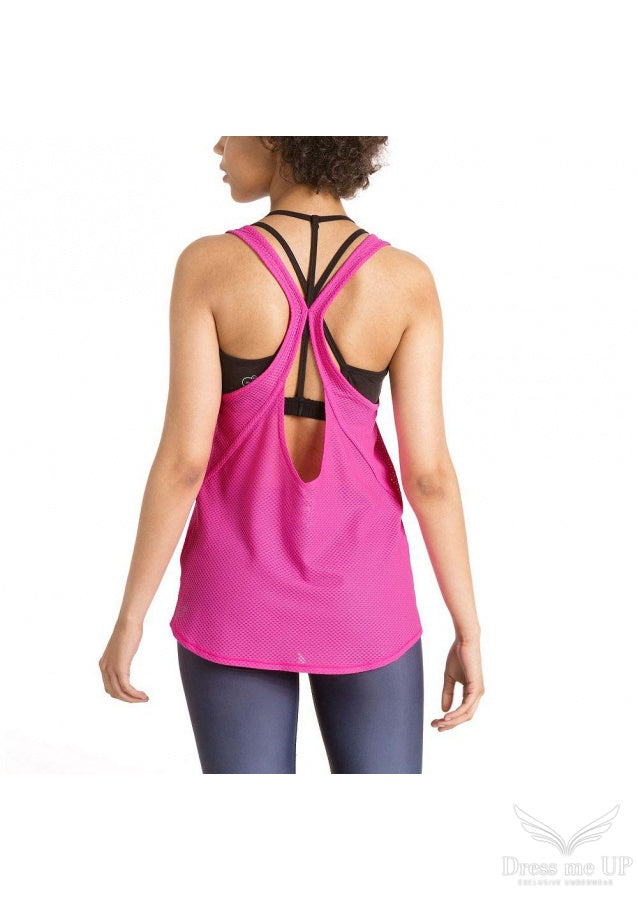 Puma Mesh It Up Layer Tank Knockout Pink