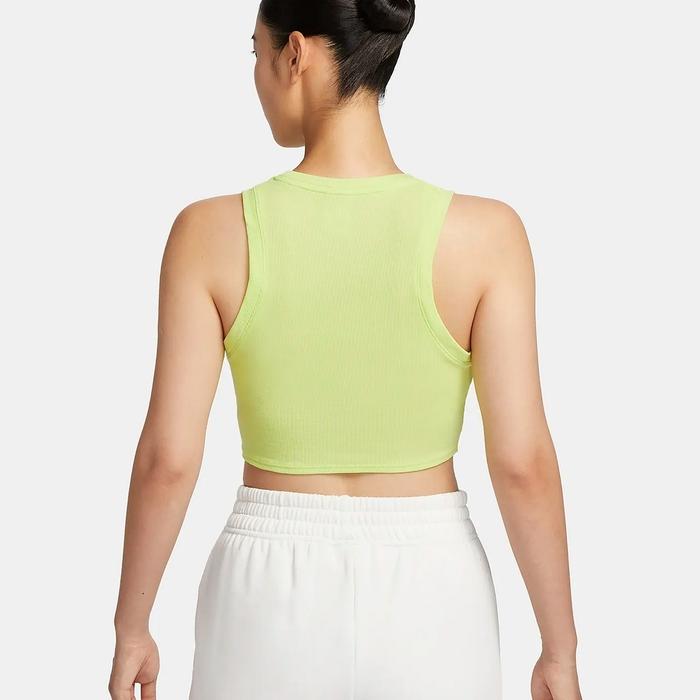 Nike Essential Ribbed Cropped Tank Top