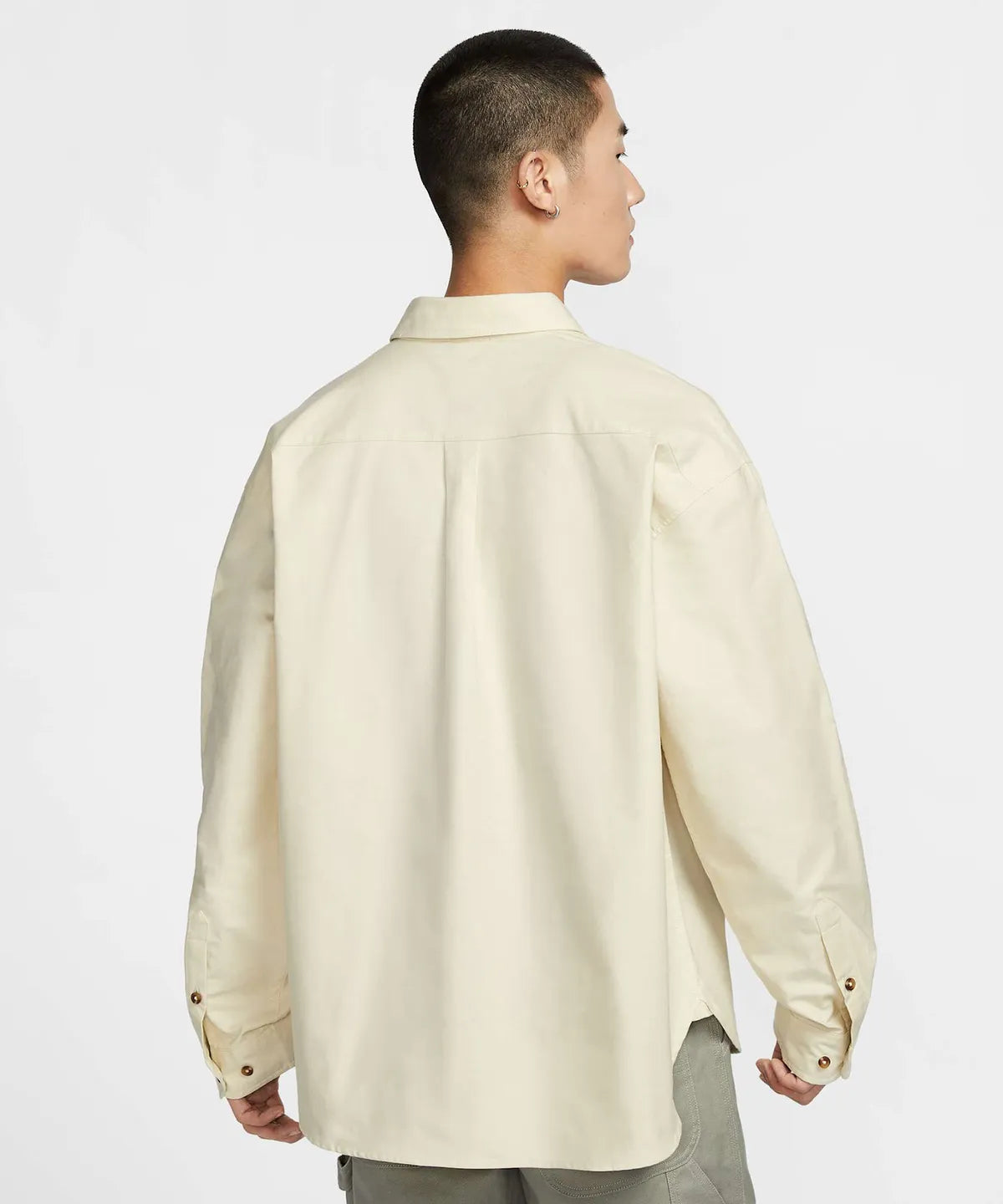 Nike Club Long-Sleeve Oxford Oversized Shirt