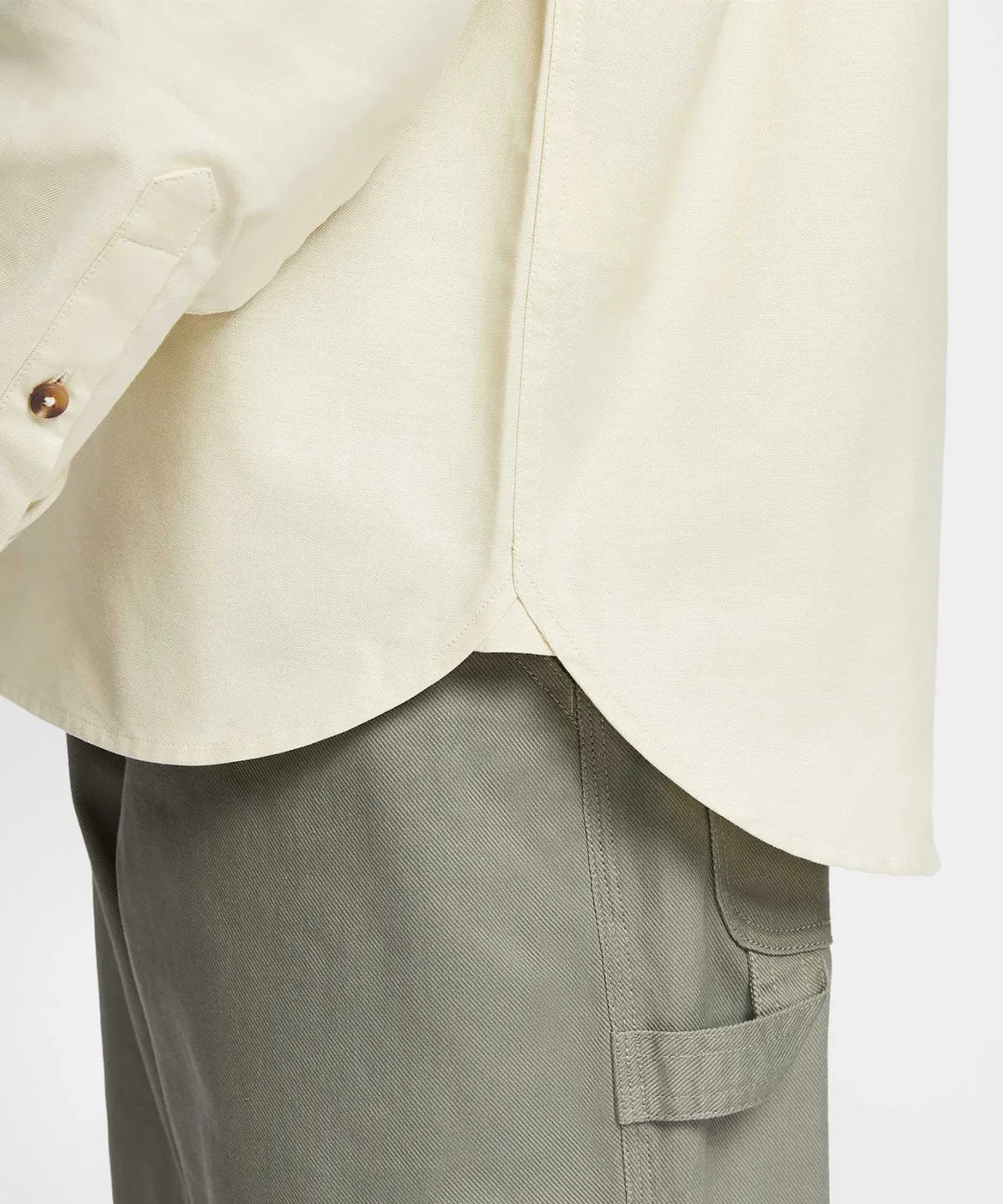 Nike Club Long-Sleeve Oxford Oversized Shirt