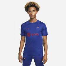 Nike Men's FC Barcelona Dri-FIT Strike Short-Sleeve Top