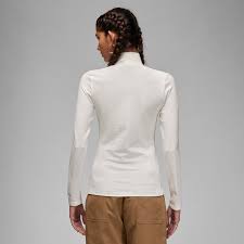 Nike W J Long Sleeve Mock Neck Top
