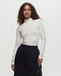 Nike W J Long Sleeve Mock Neck Top
