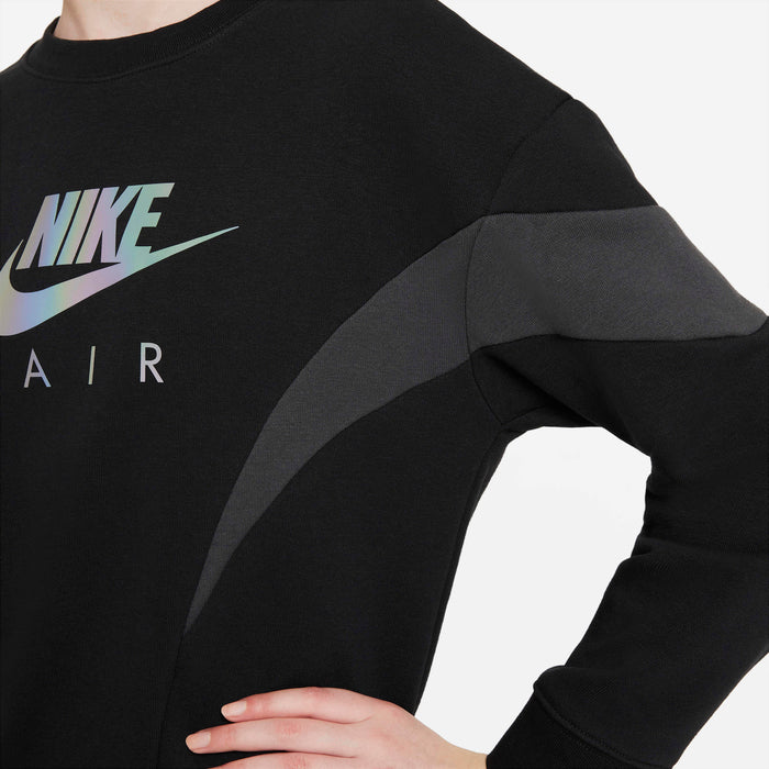 Nike Girls' Nike Sportswear Air Boyfriend Fit French Terry Crewneck