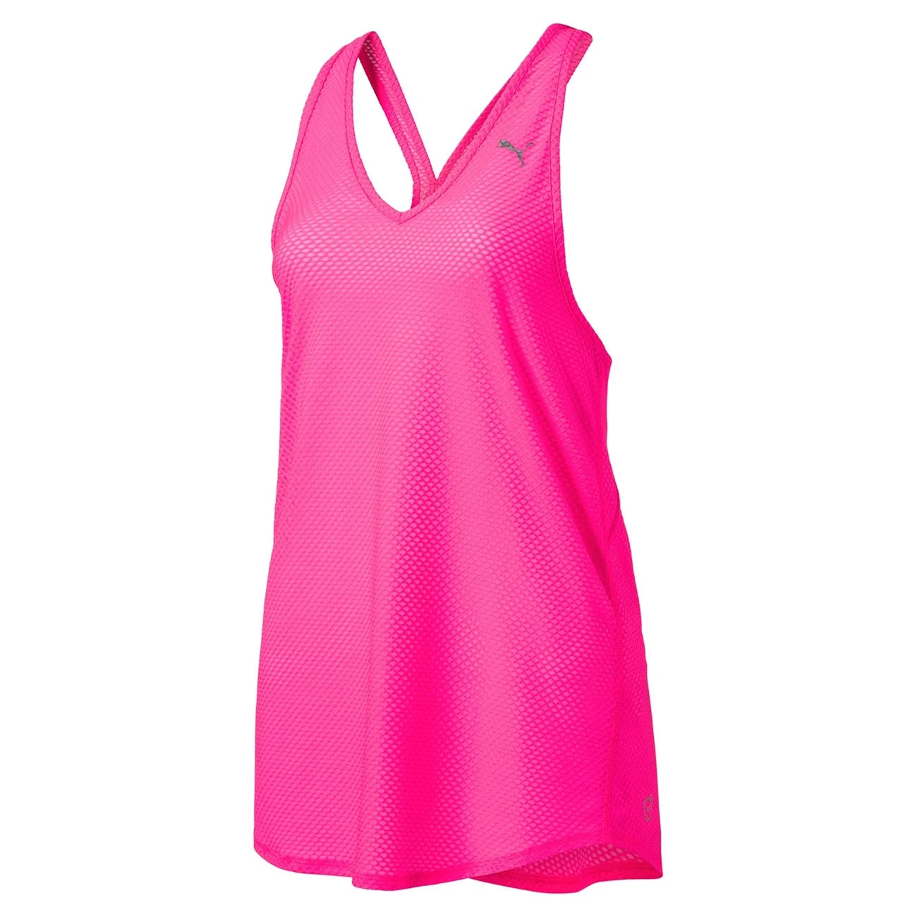 Puma Mesh It Up Layer Tank Knockout Pink