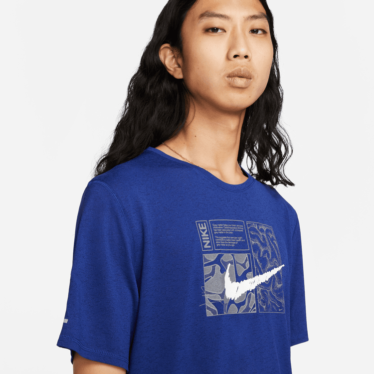 Nike Men's Dri-FIT Miler Short-Sleeve Dyed T-Shirt