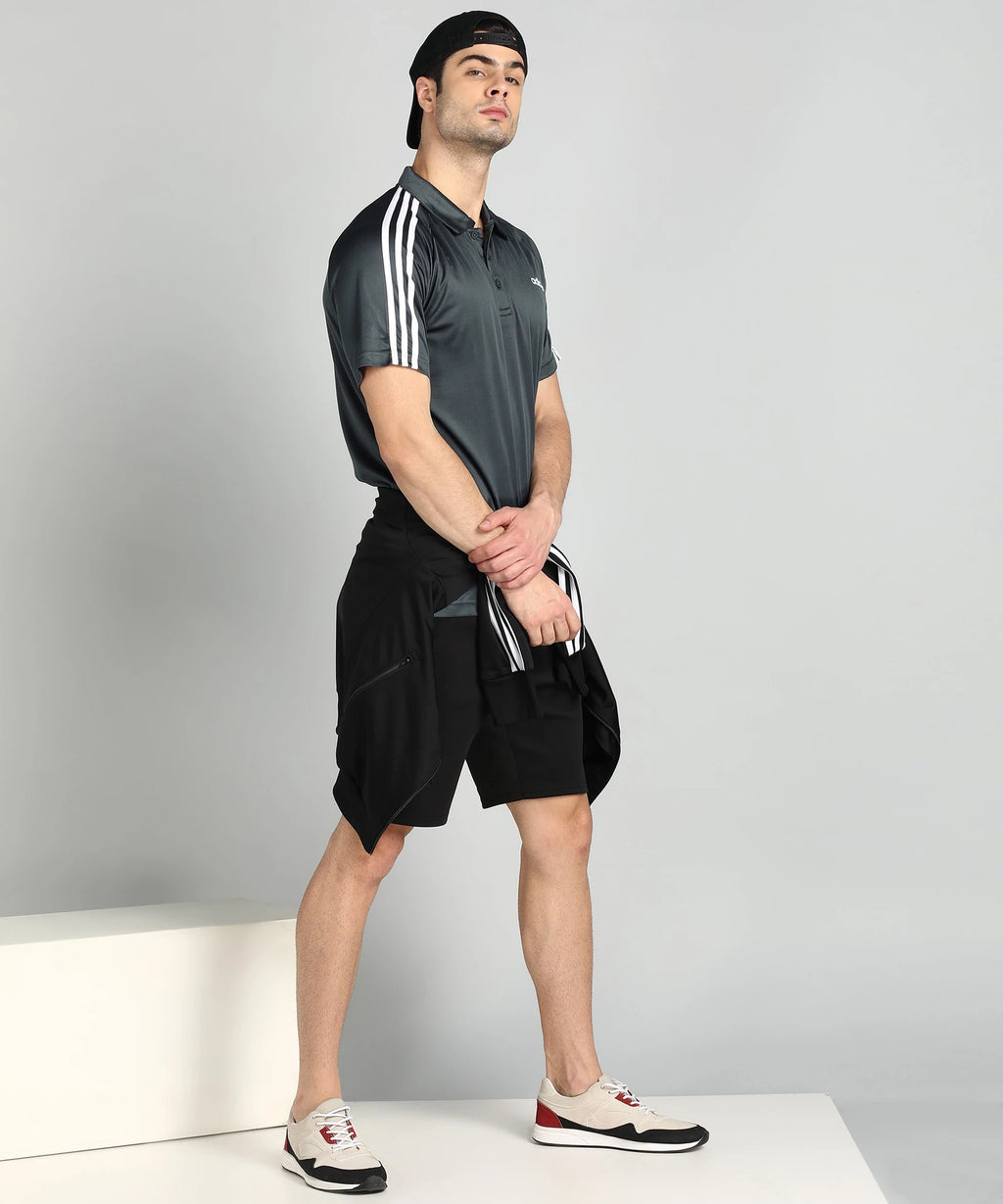 Adidas Polo T-Shirt Onyx