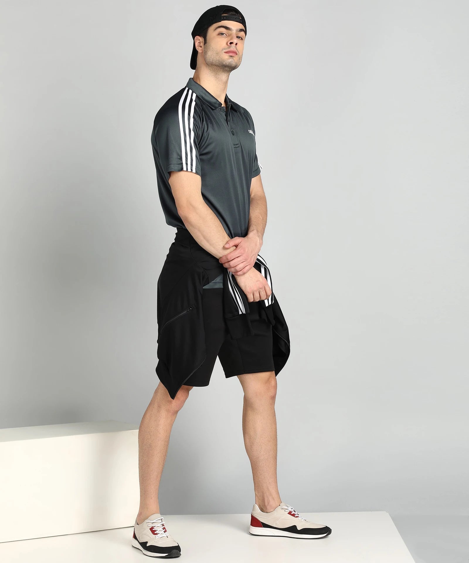 Adidas Polo T-Shirt Onyx