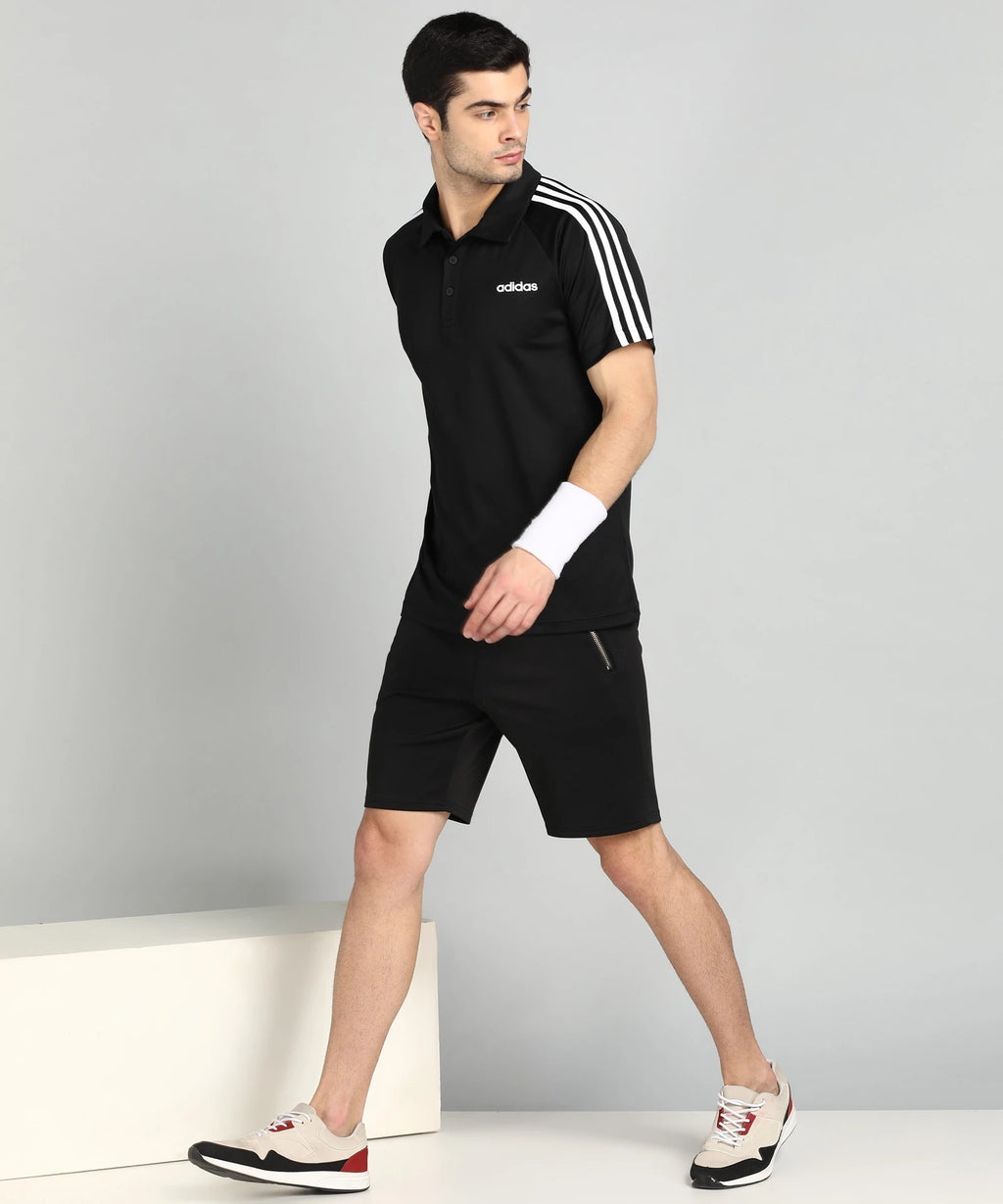 Adidas Polo T-Shirt Black