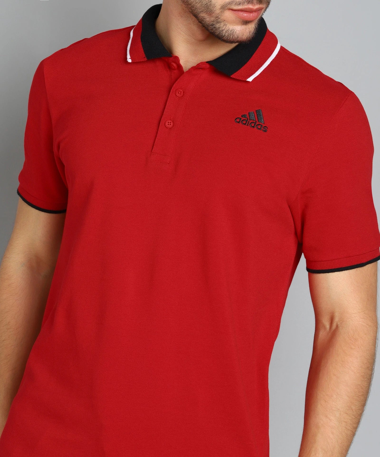 Adidas Polo T-Shirt Red