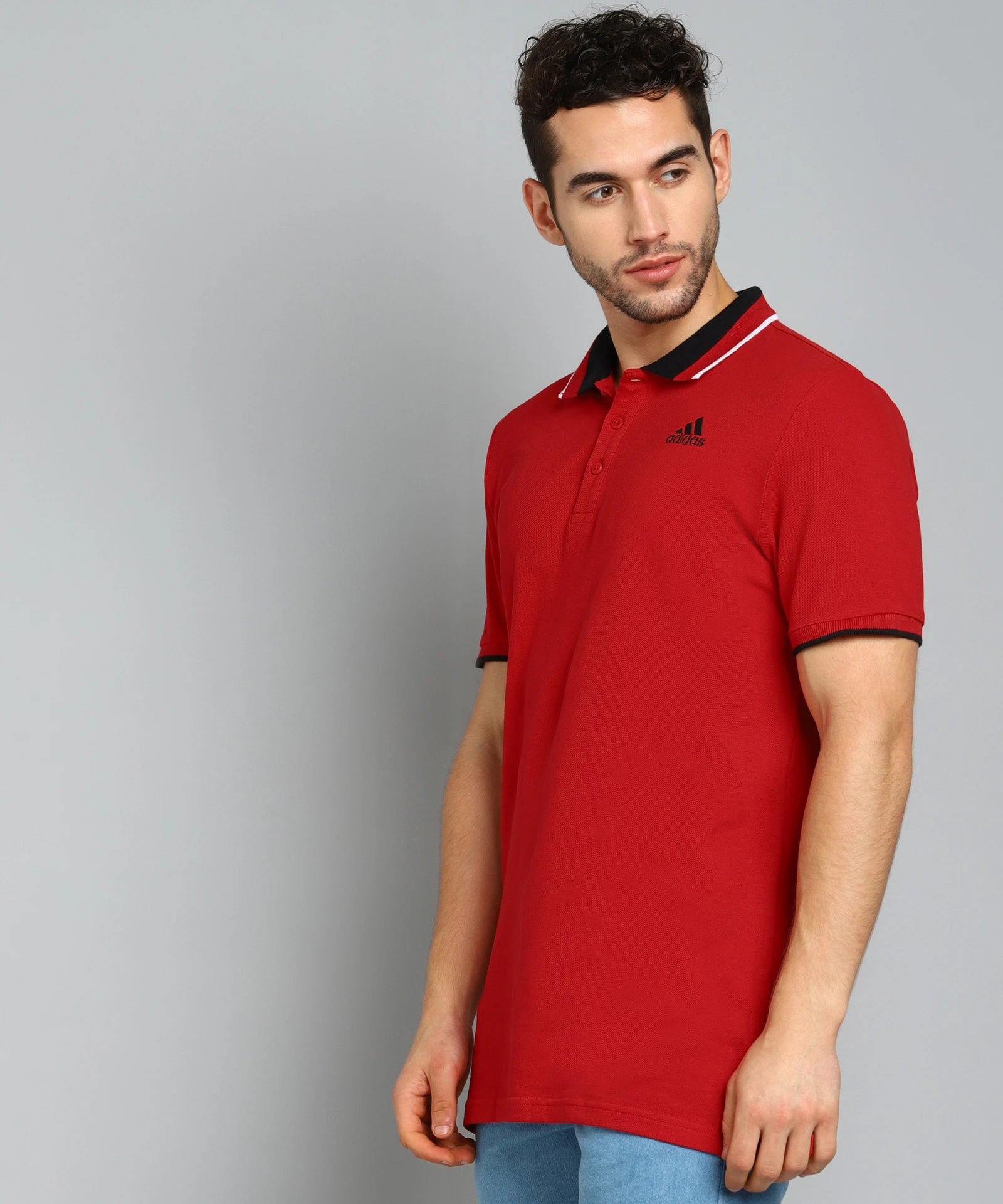 Adidas Polo T-Shirt Red