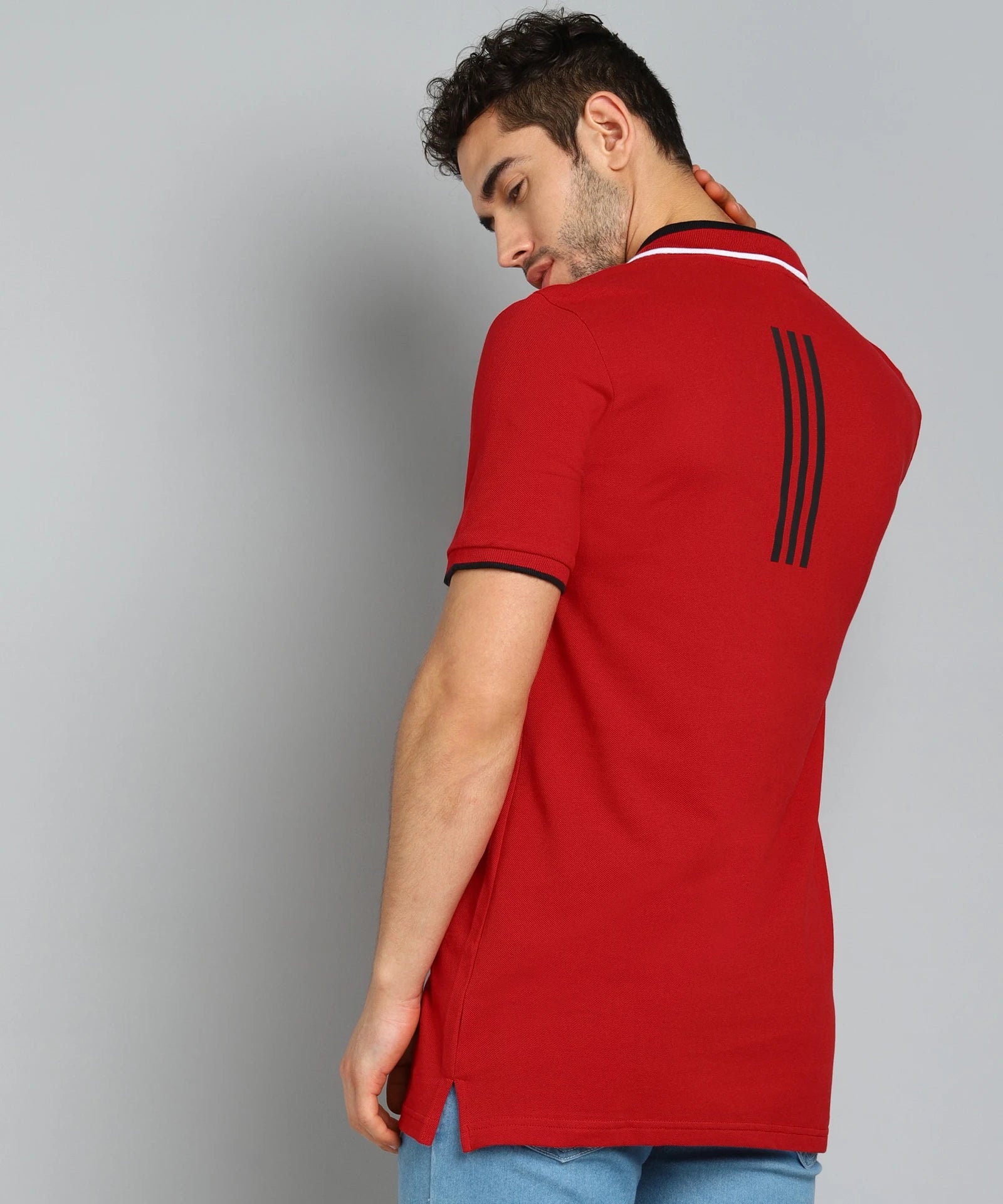 Adidas Polo T-Shirt Red