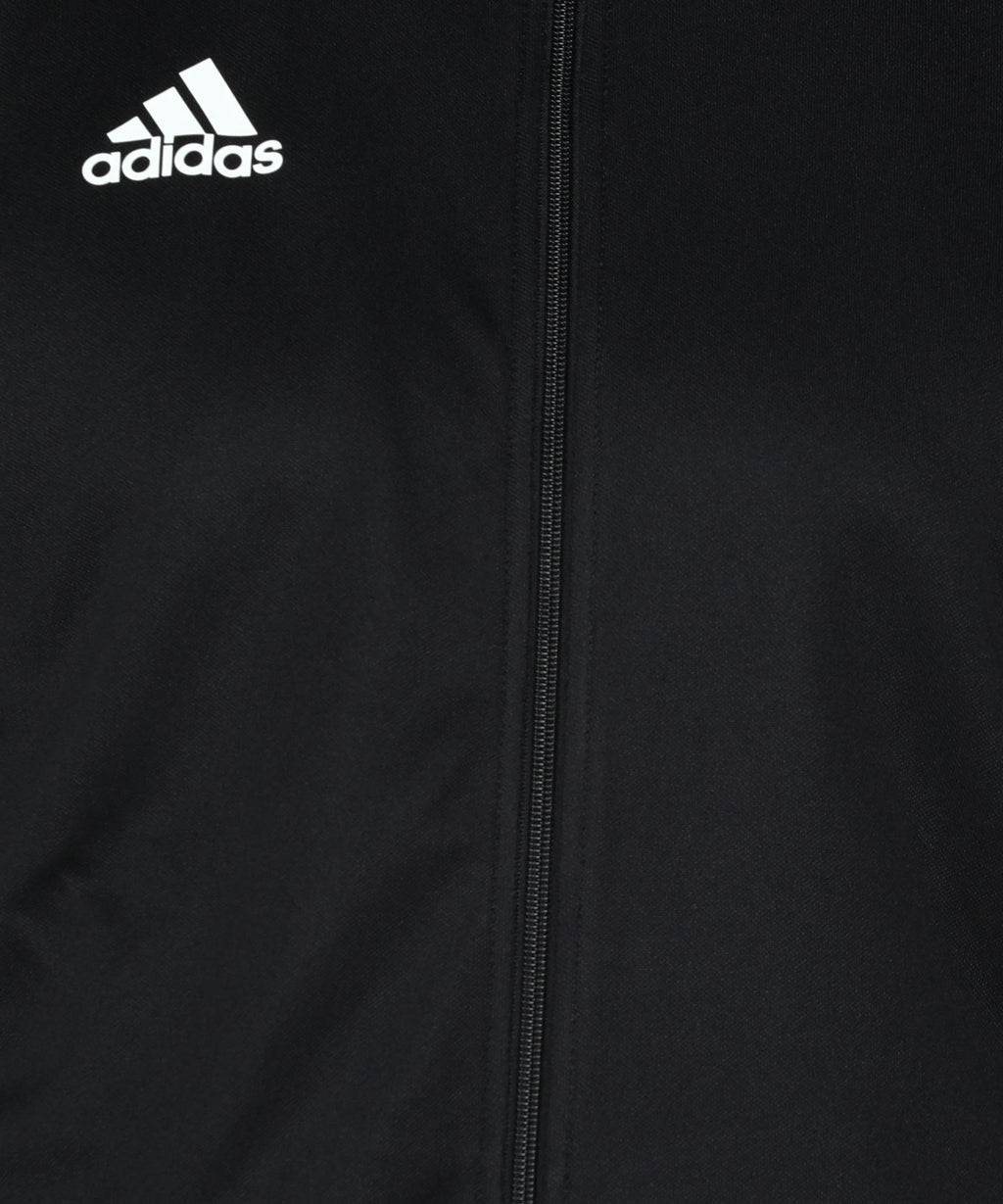 Adidas Men's Front Open Turtle Neck Full-Sleeves Striped Sweatshirt