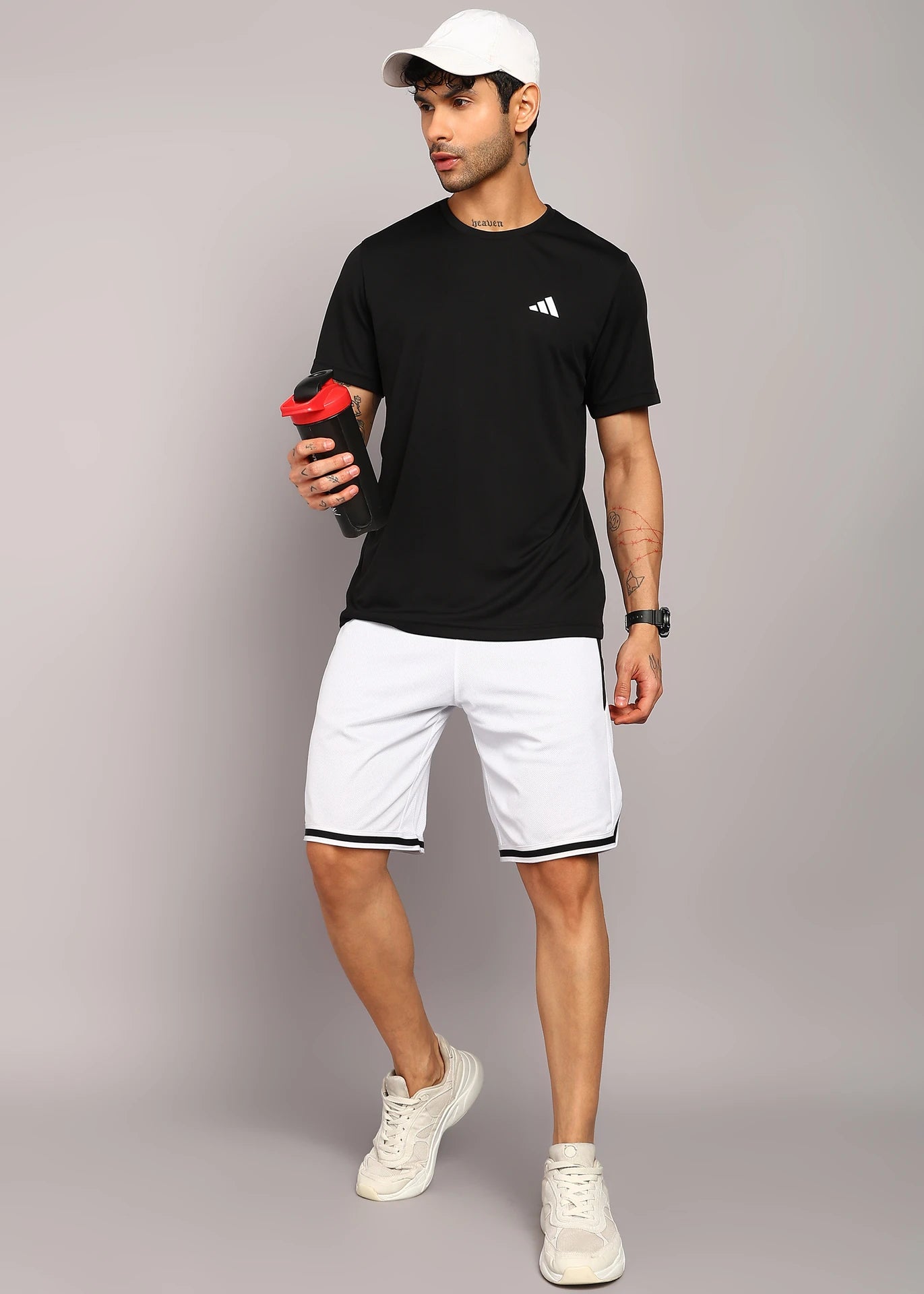 Adidas Printed T-Shirt Black