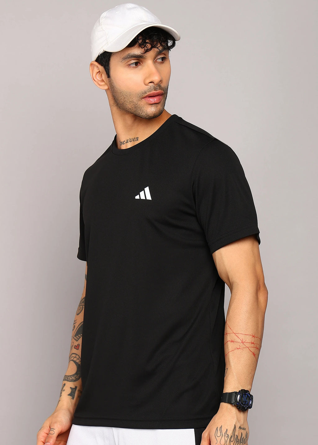 Adidas Printed T-Shirt Black