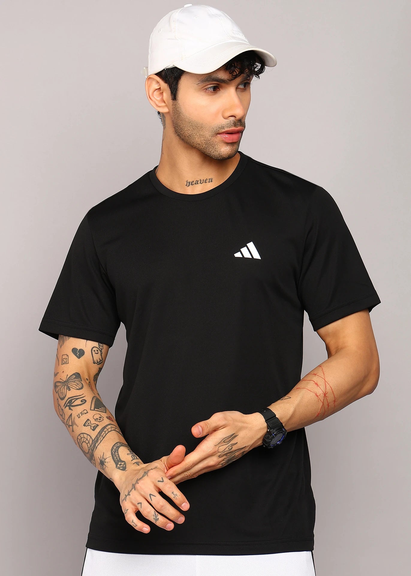 Adidas Printed T-Shirt Black