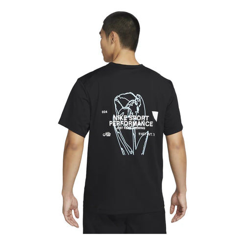 Nike Dri-FIT UV Hyverse Short-Sleeve Graphic Training Top