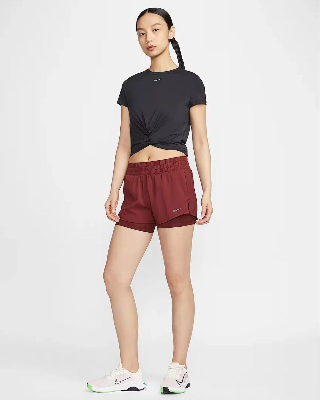 Nike One Dri-FIT Mid-rise 3IN 2-in-1 Srt