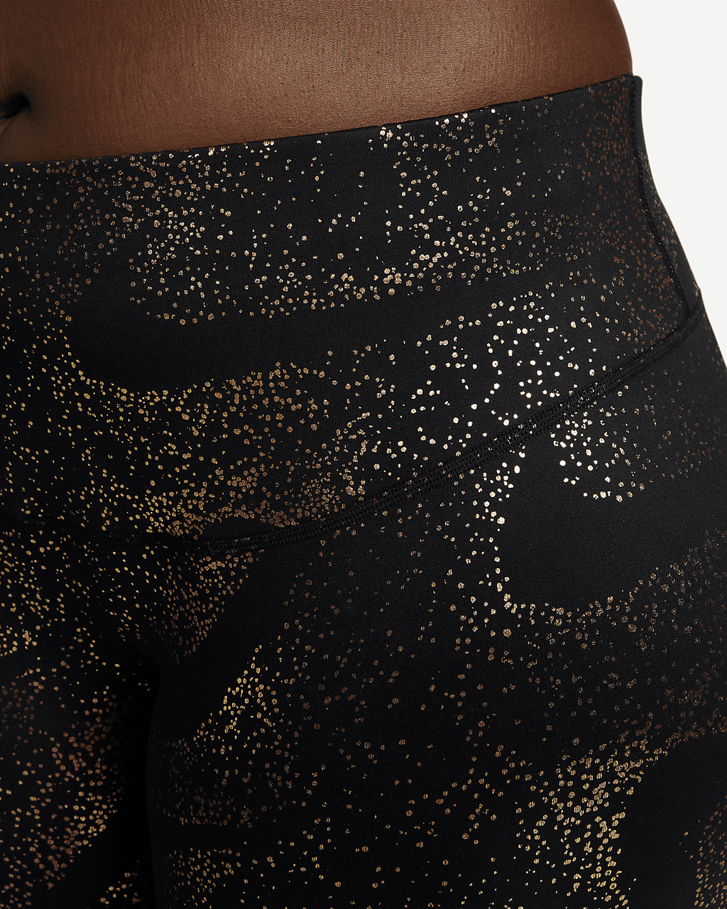 Nike Women's Dri-FIT One Mid-Rise All-Over Print Tights - Plus Size