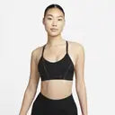 Nike Women's Dri-FIT Indy Metallic Tape Sports Bra