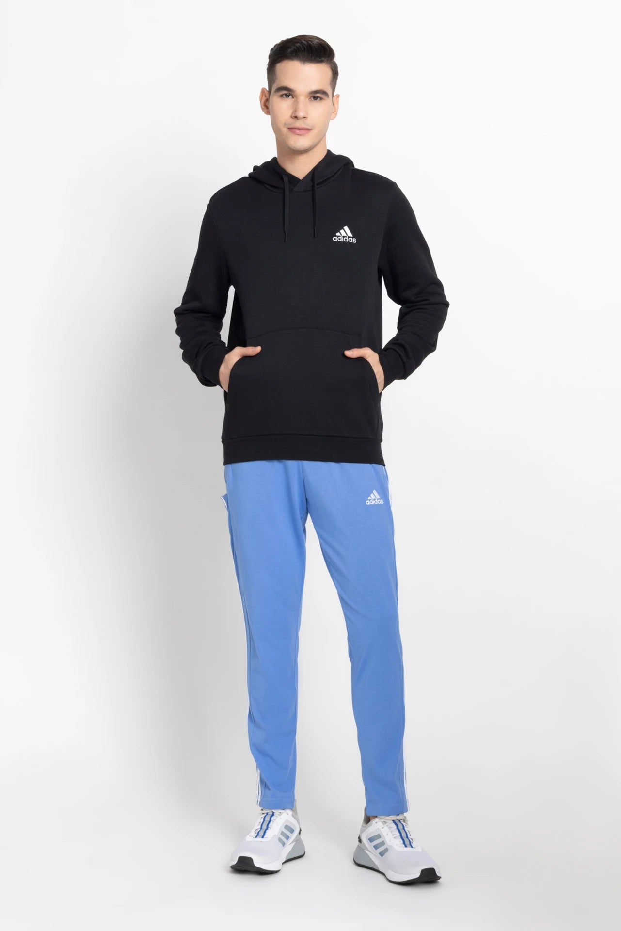 Adidas Men's Hooded Full Sleeves Casual Jacket