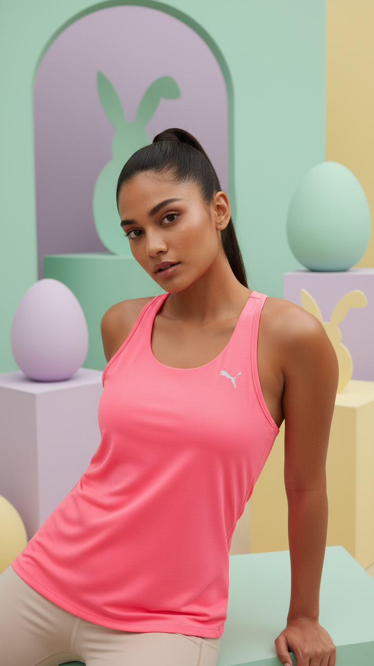 Puma Essential RB Tank Top Knockout Pink