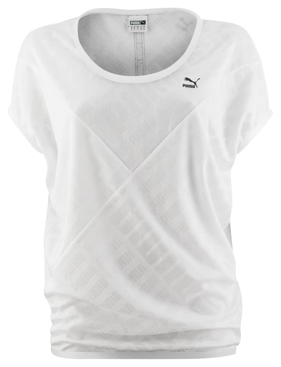 Puma Women's Jacquard Tee White