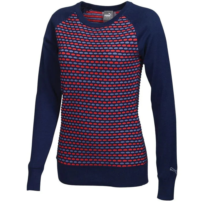 Puma Women's Color Block Medieval Knitted Sweater