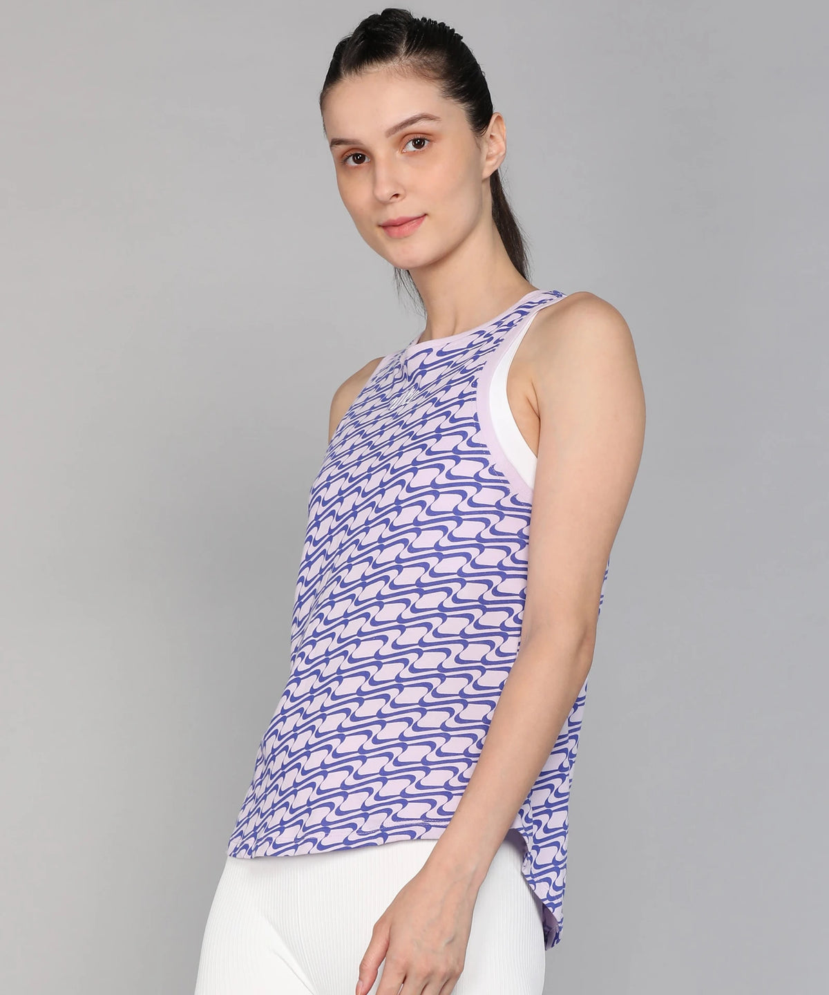 Nike Women's Dri-FIT Tank High Neck Icon Clash