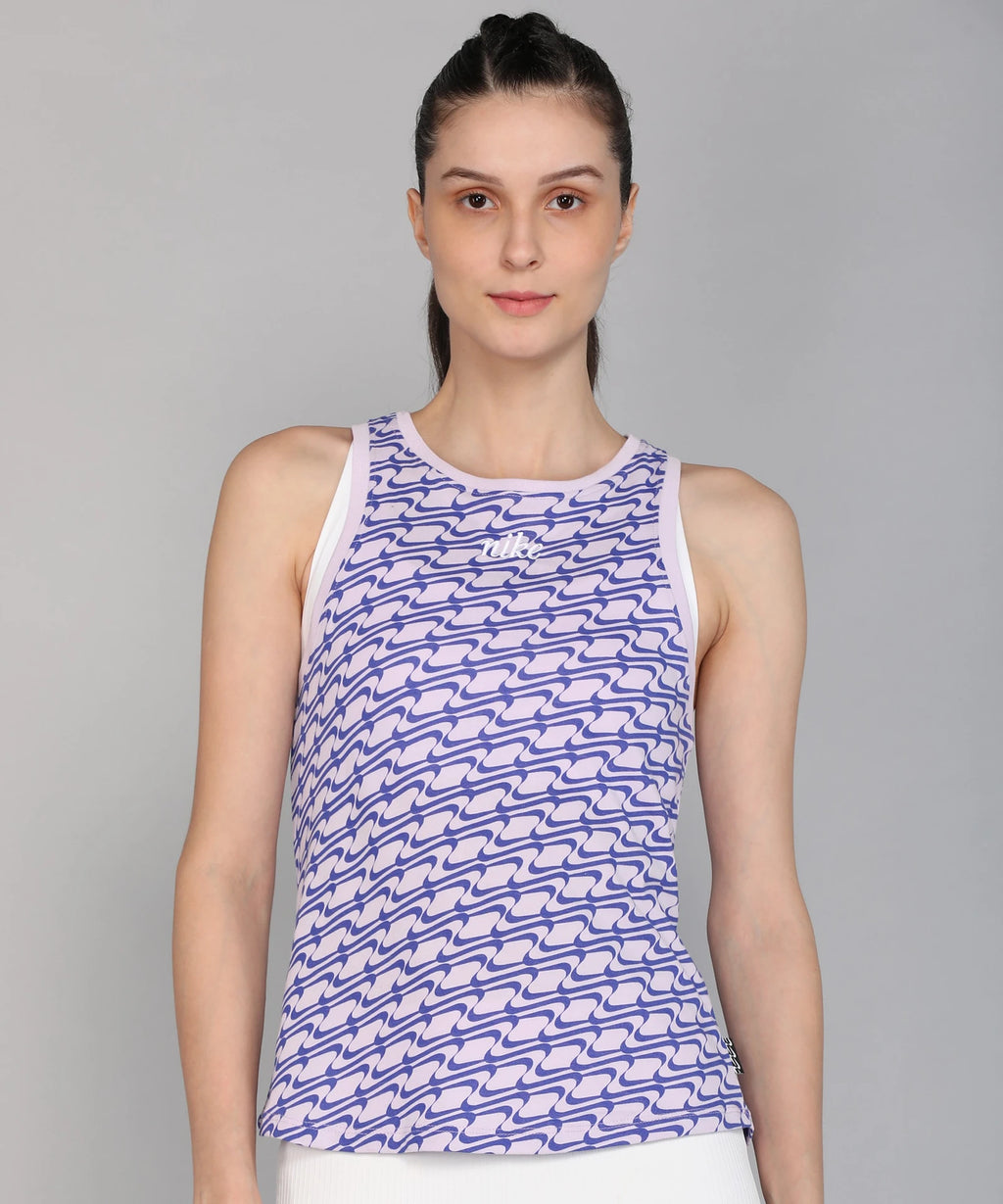 Nike Women's Dri-FIT Tank High Neck Icon Clash