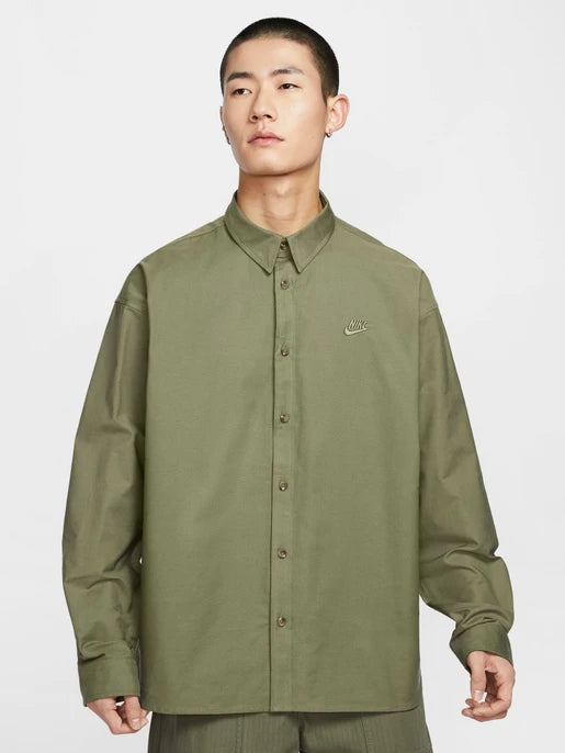 Nike Sportswear Club Long-Sleeve Oxford Shirt
