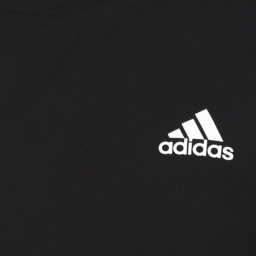 Adidas Solid Plain T Shirt Black