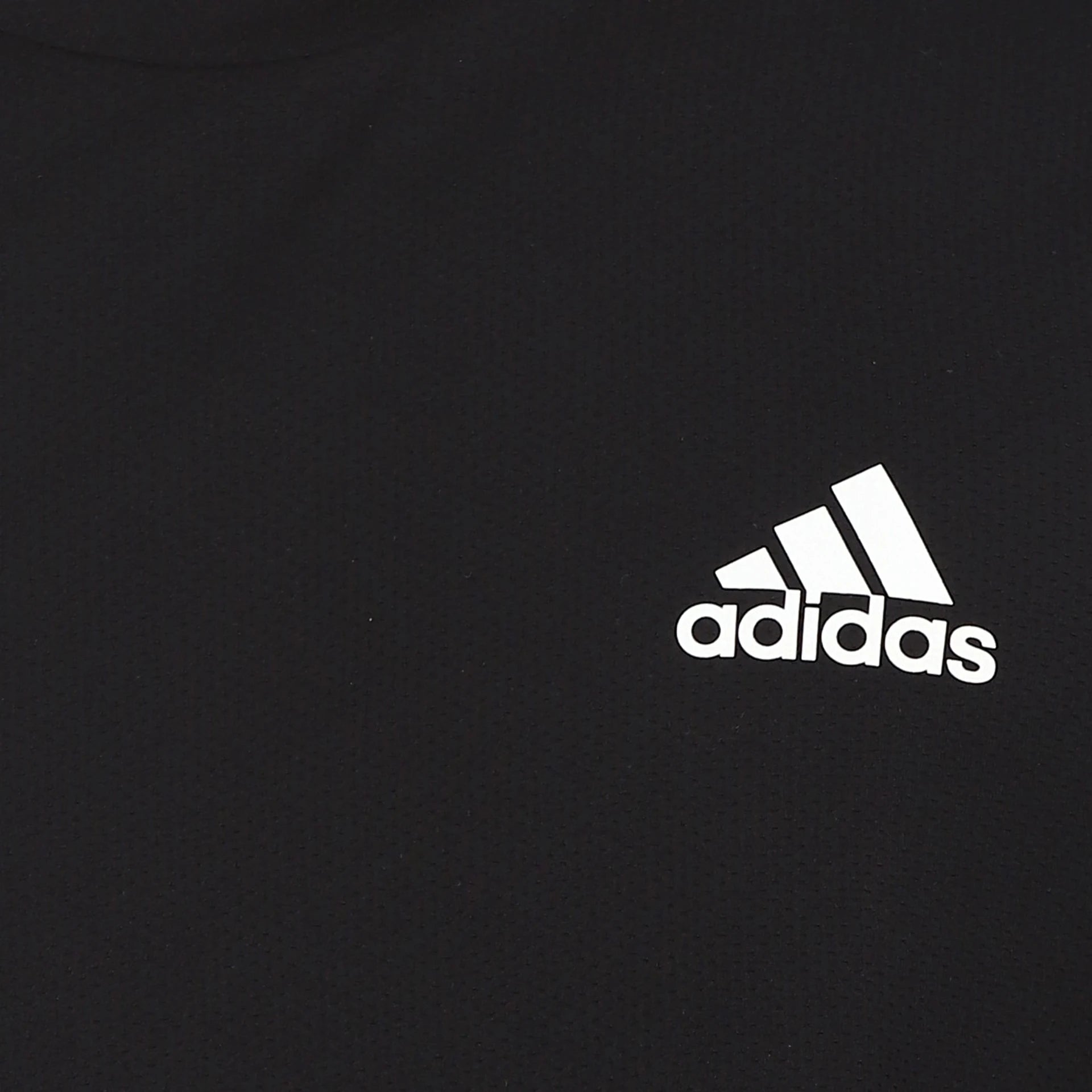 Adidas Solid Plain T Shirt Black